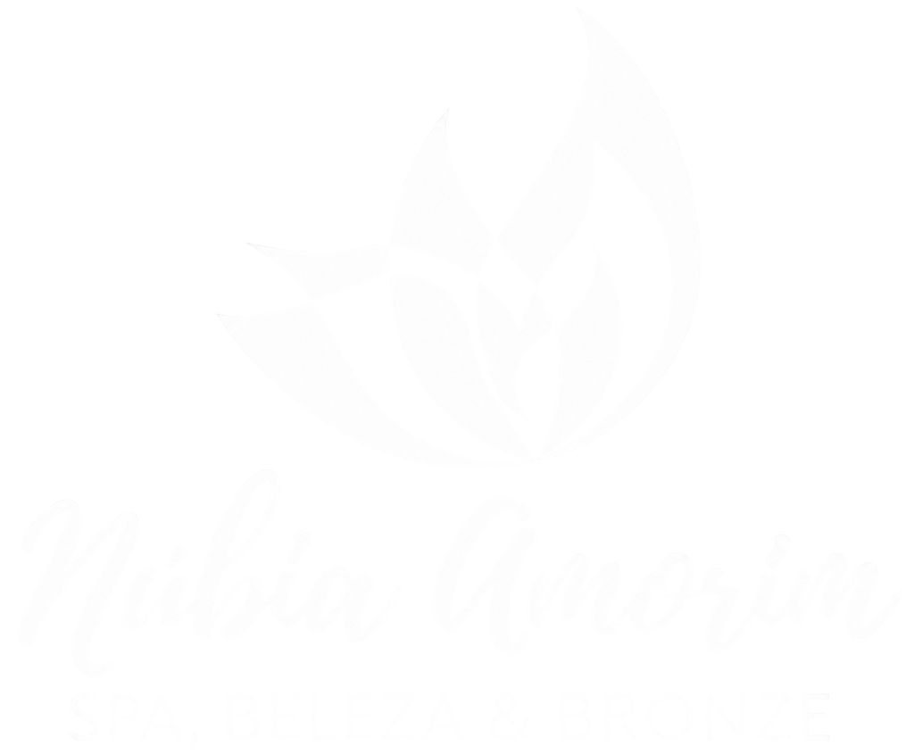 Núbia Amorim - SPA, Beleza & Bronze Logo Branca Oficial